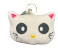 Miniatyrbild 1 av 5: Keychain Plush White Cat MultiColor Vit Katt MultiColor
