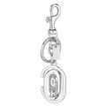 Väskberlocker för handväskor - Söt handväskkedjeberlock - Väskaccessoarer Berlocker för kvinnor Geometry C-Silver