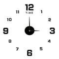 Wall Clock 3D Sticker Wall Clock XXL Large 130 cm Sticker Silent