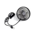 Car Cooling Fan with 360° Rotation and Adjustable Speed