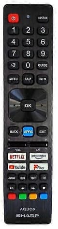 New Genuine SHW/RMC/0140N Remote Control for Sharp Aquos TV 42EE4E 50EN2EA