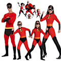 Miniatyrbild 1 av 5: The Incredibles Kostym Jack Parr Cosplay Jumpsuit Incredibles Bob Parr Cosplay Vuxen Barn Bodysuit Mask Dräkt Halloween Kostym _iu -a Kvinna 150 Female
