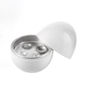 Miniatyrbilde 1 av 5: Eggkoker for mikrobølgeovn - Boilegg White White Vit