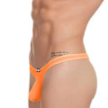 Pikkukuva 1 / 5: Herrunderkläder Ultratunna Andas Solid Ice Silk Sexig Transparent Silkeslen String M M Orange