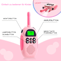 Miniatyrbild 3 av 5: Walkie-talkie för barn, 2-pack uppladdningsbara walkie-talkies, 16-kanals radioleksaker för pojkar, flickor, utomhusäventyr, camping