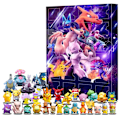 Miniatyrbilde 1 av 4: Pikachu Adventskalender 2024, 24 figurer i blindbox, 24 dagers nedtelling til jul, samlefigurer, leker, gaver til barn og voksne