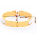 Miniatyrbilde 3 av 5: Klassisk armbånd for kvinner jenter titan armbånd armbånd med H-design mote smykker vennskap valentinsdag morsdag bursdagspresenter [kk]