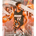 Miniatyrbillede 7 af 10: Baskettrøjer Sportstøj Jimmy Butler Miami Heat Nr 22 Baskettrøjer Voksne Børn Fodbold Trøjer City Edition Hvid City Edition White Adult 3XL（175-180cm）