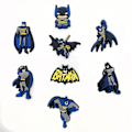 Miniatyrbild 3 av 5: 8 st Superhjälte Batman The Dark Knight Skor Berlocker Till Crocs Clog Sandaler Dekoration Tillbehör Presenter
