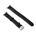 Miniatyrbilde 8 av 8: Pustende, fleksibel, komfortabel og moteriktig PU-lærreim for Mi Band 8, gave til menn og kvinner, svart bambusmønster
