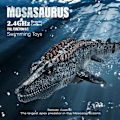 Miniatyrbilde 2 av 4: 2.4G Fjernkontroll Dinosaur for Barn Mosasaurus Dykkeleker RC Båt med Lys Spray Vann for Basseng Baderom Badeleker