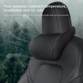 Miniatyrbild 5 av 5: Läder Bil Nackstöd För Tesla Model 3 X S Y 2022 Midjekudde Rese Nackkuddar Tesla Model Y 2023 Tillbehör Bilinteriö black headrest