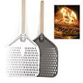 Miniatyrbillede 4 af 8: 12/14 tommer aluminium pizzaspade med langt T-håndtag D
