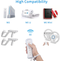 Miniatyrbillede 4 af 4: 2 WII-controllere - Fjernstyret spilcontroller med silikonecover - w