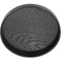 Miniatyrbillede 3 af 8: Rund Bakke Dekorativ Bakke Sort Træ Rund Form Massivt Træ Te Kaffe Snack Mad Måltid Serveringsbakke Tallerken Restaurantbakker 30 cm (12,8\")