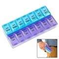 Miniatyrbilde 4 av 6: Praktisk 14-roms medisinsk tablettveske Dosett MultiColor MultiColor s