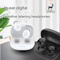 Pikkukuva 1 / 5: Bluetooth-kuulokojeet Ladattavat kuulokojeet Sovellus Digitaalinen äänenvahvistin kuuroudelle Langattomat Aparelho Auditivo Audifonos