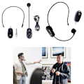 Miniatyrbillede 1 af 5: Headset 2.4G trådløs mikrofon sender med modtager[mo]