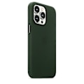 Pikkukuva 2 / 3: Nahkainen puhelimen kuori iPhone 13 Pro:lle - Nahkainen kuori Magsafe-ominaisuudella (FMY) Sequoia Green