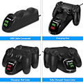 Pikkukuva 3 / 5: Kaksoislatausasema kahdelle PS4/PS4 Slim/PS4 Pro -ohjaimelle