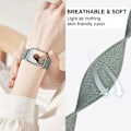 Miniatyrbilde 4 av 5: 6-pakks strekkbar nylon solo loop for Apple Watch-reim serie Ultra Watch 8 7 6 5 4 3 2 1 (38/40/41 mm)
