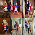 Miniatyrbillede 3 af 5: Harley Quinn Kostume Film Klovn Pige Kostume Halloween Voksen Sexet Cosplay T-shirt Armbånd Pistolhylster Tilbehør 01 1 1 M(155-160CM)