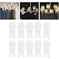 Miniatyrbillede 7 af 8: 10 stk. LED Dæmpbar Pære, G9 150LM 1.5W 2LED Varmt Lys Øjenbeskyttelse LED Pærer, 30 Watt Halogen Ækvivalent til Lysekrone Væglampe
