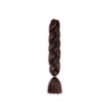 Pikkukuva 1 / 5: 60 cm punotut hiustenpidennykset synteettikuidusta virkatut punokset dreadlocks moniväriset Brown
