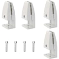Miniatyrbild 1 av 2: 4-pack Skrivbordsavdelare, Nysskyddsklämmor i aluminiumlegering, Sekretessklämmor för klassrum (5–20 mm)