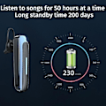 Pikkukuva 2 / 5: Langattomat Stereo Bluetooth Urheilukuulokkeet Business Kuulokkeet Ajo Kuulokkeet Handsfree Mikrofonilla Puhelimelle{GKS}
