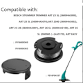 Miniatyrbillede 4 af 4: Trimmersnøre spole til Bosch ART 23 SL/2300/23-28/26 SL/EASY græstrimmer Sort
