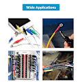Miniatyrbillede 5 af 5: 650 stk. krympeflex, sort krympeflex, elektrisk isolering krympeflexslange