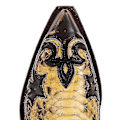 Miniatyrbild 5 av 5: Python Western Boot Colorblock Broderi Herr Stövlar Mode Moderna Skor 43