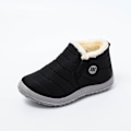 Pikkukuva 4 / 5: Miesten kevyet talvisaappaat Lumisaappaat Vedenpitävät Talvikengät Plus-koko 47 Slip On Unisex Nilkkatalvisaappaat 45 45 Black
