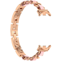 Miniatyrbilde 5 av 5: Kompatibel med Xiaomi Mi Smart Band 8 Armbånd Metall Justerbart Vevd Armbånd Smartklokke Armbåndstilbehør for Kvinner Menn Erstatningsrem