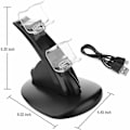 Miniatyrbild 4 av 4: PS4 Laddningsstation - Manuell Kontroll / Playstation Kontroller Svart