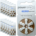 Miniatyrbilde 1 av 2: 312 VARTA PowerOne P312 - 60 stykker høreapparatbatterier