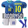 Miniatyrbilde 1 av 3: Gos- 2425 Brasilien Bortalandslagströja 10 RODRYGO 10 RODRYGO 10 RODRYGO 28