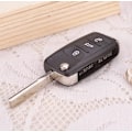 Miniatyrbilde 3 av 4: Bil fjernkontroll nøkkel skall, for vw bora golf jetta polo caddy eos tiguan touran skoda rapid superb octavia yeti fabia sete for VW 3 Buttons