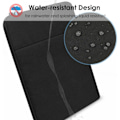 Miniatyrbillede 3 af 5: 13-tommer farvebærbar computer sleeve til 2023-2022 MacBook Air 13,6 tommer Apple M2 Chip & 2023-2022 MacBook Pro 13,3 tommer (sort)