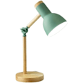 Miniatyrbilde 1 av 5: Nordisk bordlampe soverom nattbordslampe barnas øyebeskyttelse leselampe justerbar skrivebordslampe LED E27 studielampe (grønn)