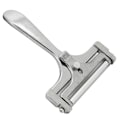 Miniatyrbillede 2 af 5: Osteskærer med rulle og skæretråd, variabel skæretykkelse, rustfrit stål/aluminium, retro design, roterende skive, sølv