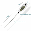 Miniatyrbilde 3 av 5: Digitalt Kjøkkentermometer med Lang Probe, 5 Sekunders Direkteavlesning, Stor LCD-Skjerm, Kjøtttermometer, Grilling, Baking, Badevann[mo]