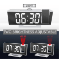 Miniatyrbillede 4 af 5: LED digitalt vækkeur Projektionsur Projektor Loftsur med Time Temperatur Display Baggrundsbelysning Snooze ur til hjemmet Black green