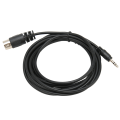 Miniatyrbillede 1 af 5: 7-polet Din-hane til DC 3,5 mm han-kabel udskiftning stereo MIDI DIN 7-polet til 3,5 mm lyd- og videokabel 9,8 fod