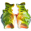 Pikkukuva 1 / 5: Fish Flops | Alkuperäiset kalatoffelit | hauska lahja, unisex-sandaalit, flip-flopit,  allas-, ranta- ja suihkukengät | miehet, naiset ja lapset