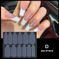 Miniatyrbild 5 av 10: Fransk Form Dubbel Dekal Nagelform CC C C