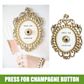 Miniatyrbillede 3 af 4: Ring Mini Trykknap til Champagne, Tryk Dørklokke Europæisk Retro Knap Dørklokke{GKS}