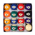 Pikkukuva 1 / 11: 16 kpl/pakkaus Mini Pool-palloja Polyesterhartsia 25MM/32MM/38MM Pieni Biljardipöytä Pallot Sarja Lapsille Pool-pallojen Täydellinen Sarja 0.51 32mm