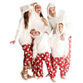 Miniatyrbillede 5 af 5: Julepyjamas Matchende Familie Pyjamas Tøj Tegnefilm Mor Datter Sæt Hjemmetøj Børn Sove Tøj til Dag Mama M